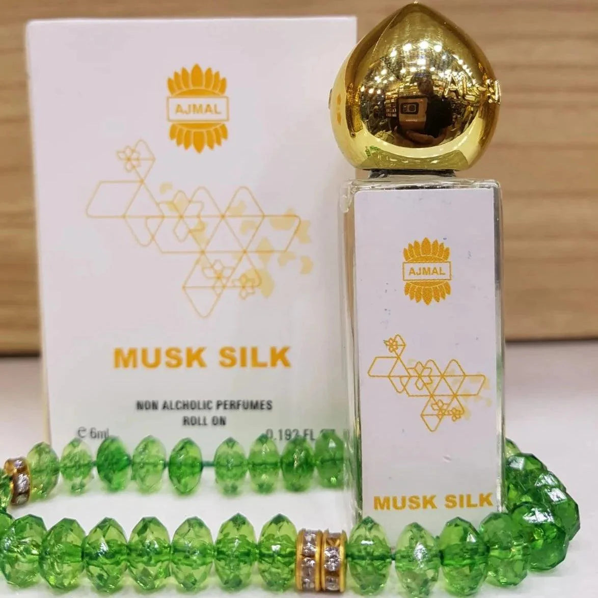 Musk Silk Attar with Tasbeeh - 6ml Cosmia