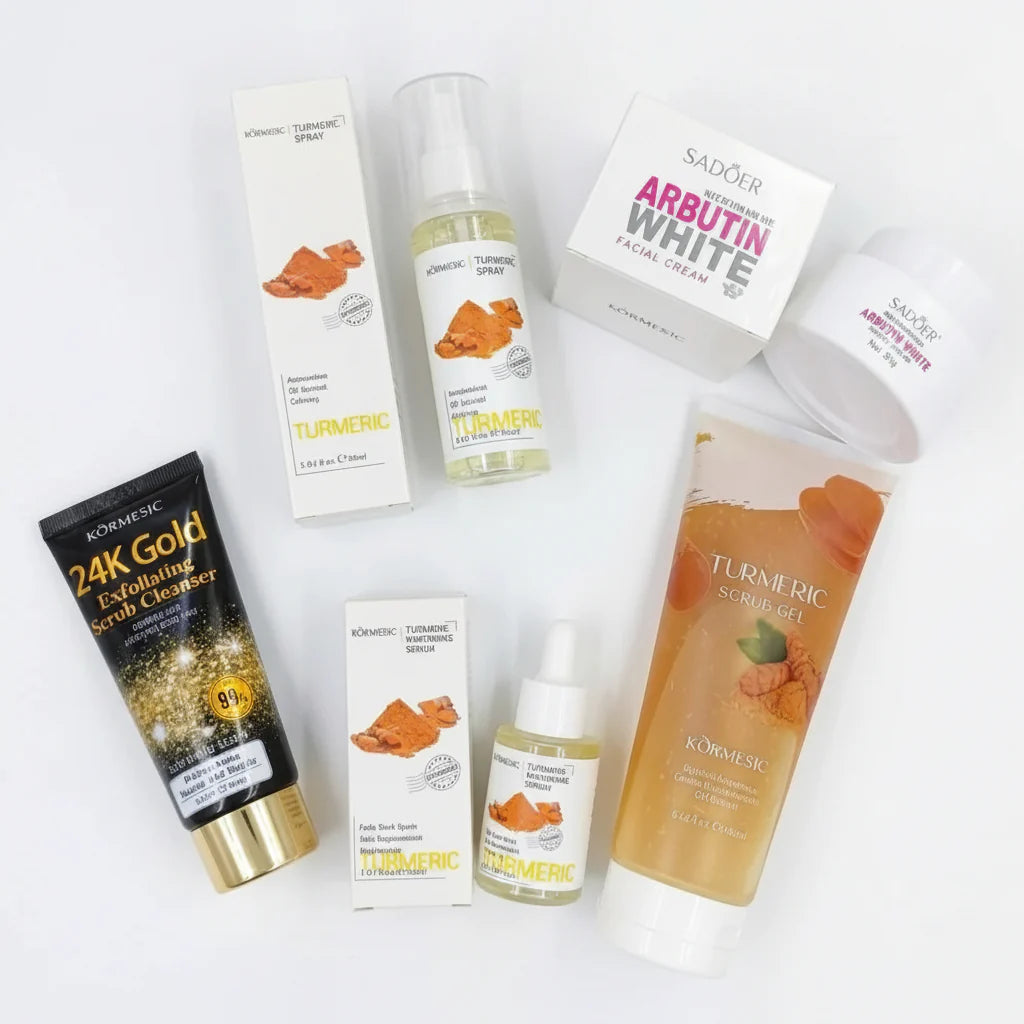 Radiant Complexion Skincare Bundle – 5 Piece Kit Cosmia.pk