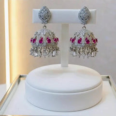 Zircon Luxury AD Mini Jhumki Cosmia