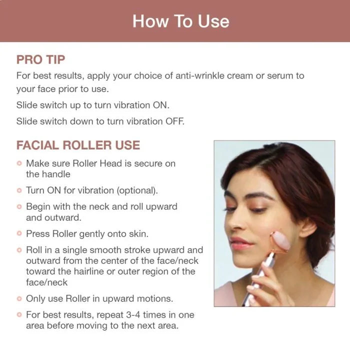 Finishing Touch Flawless Contour Facial Roller & Massager Flawless