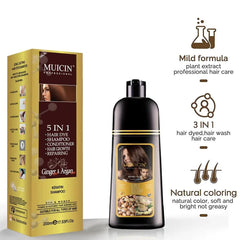 5 in 1 Muicins Ultimate Hair Color Shampoo 200ml Muicin