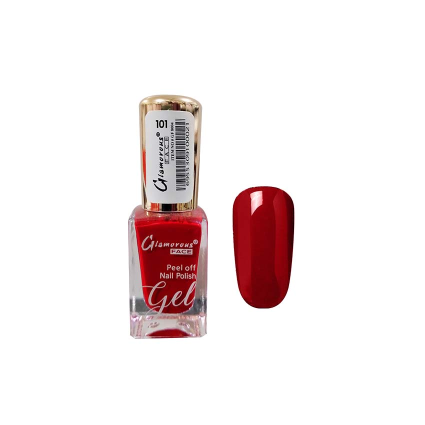 Glamorous Face Gel Peel Off Nail Polish (50 Colours) Glamorous Face