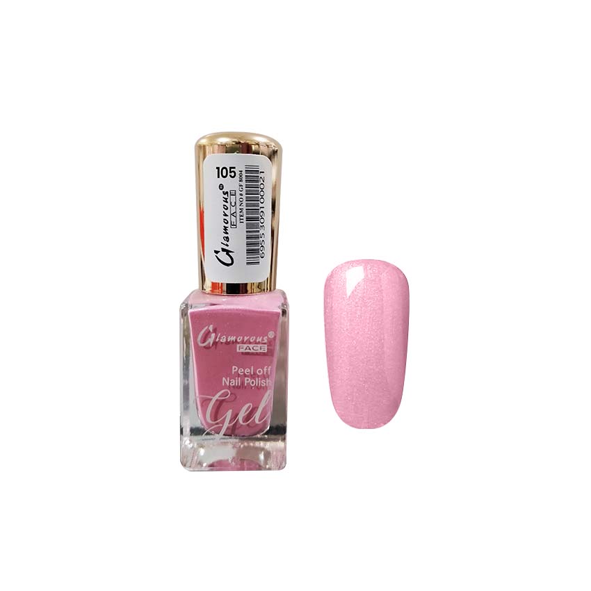 Glamorous Face Gel Peel Off Nail Polish (50 Colours) Glamorous Face