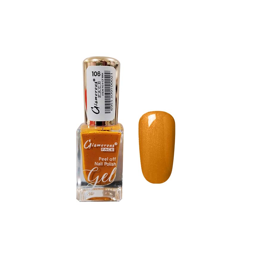 Glamorous Face Gel Peel Off Nail Polish (50 Colours) Glamorous Face