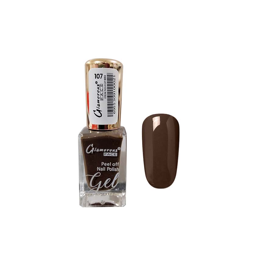 Glamorous Face Gel Peel Off Nail Polish (50 Colours) Glamorous Face