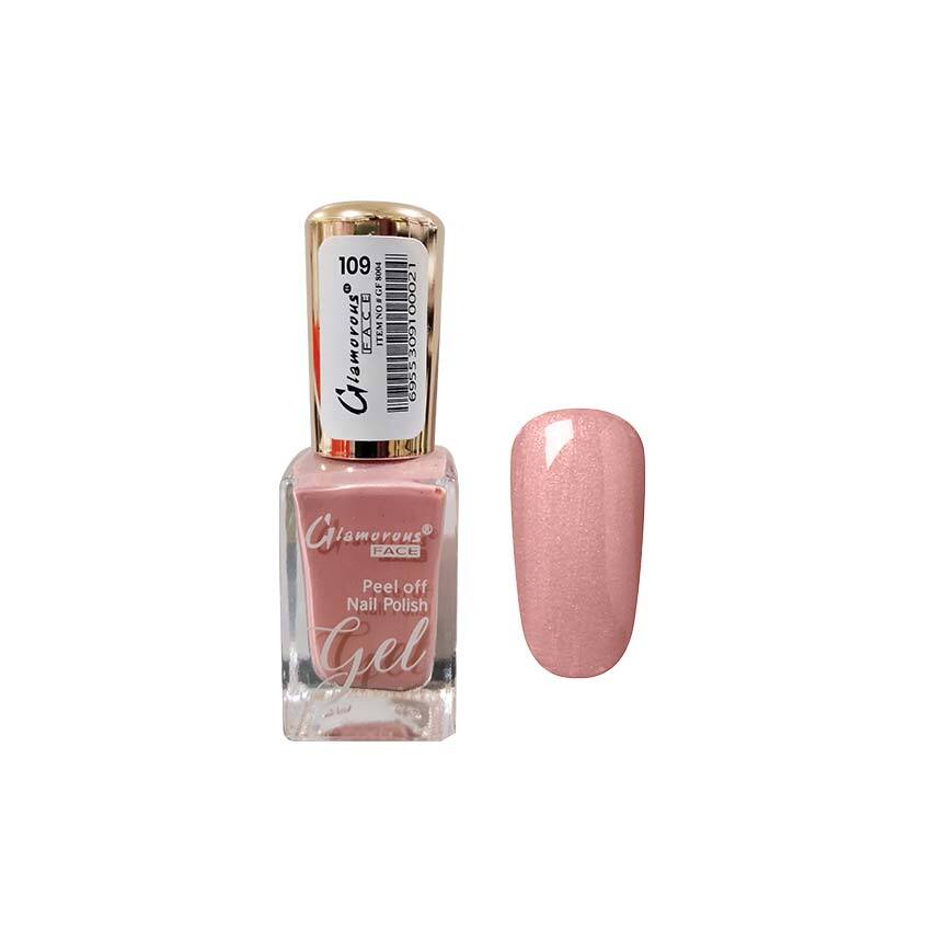Glamorous Face Gel Peel Off Nail Polish (50 Colours) Glamorous Face