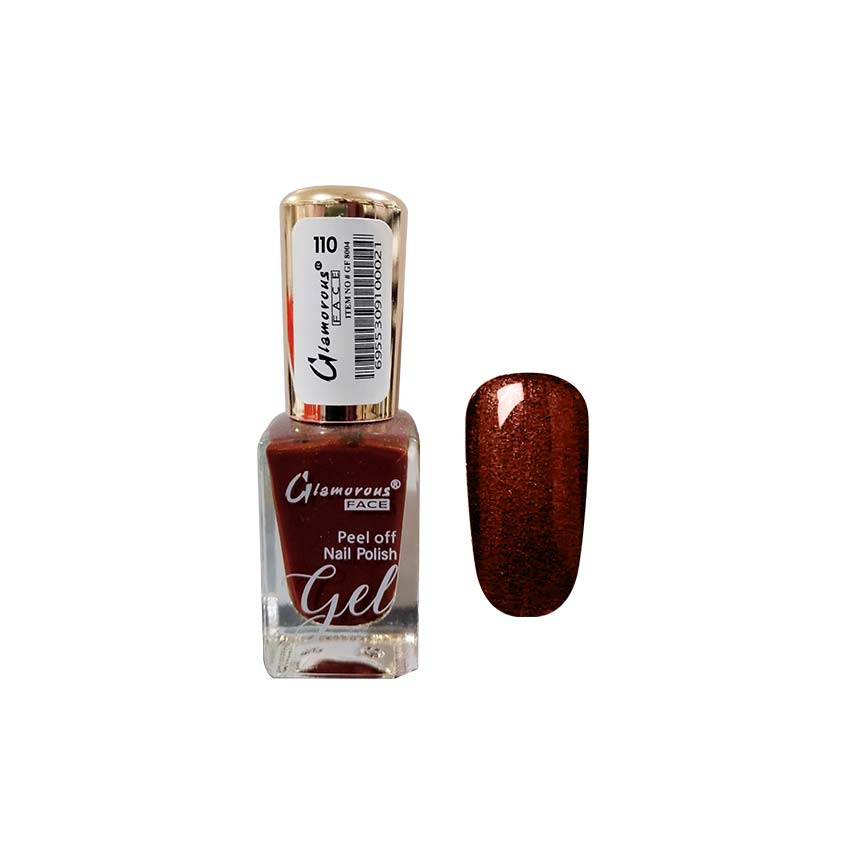 Glamorous Face Gel Peel Off Nail Polish (50 Colours) Glamorous Face
