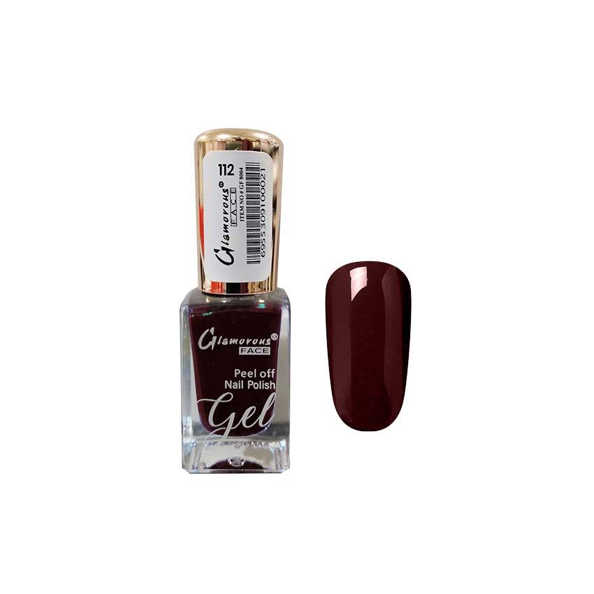 Glamorous Face Gel Peel Off Nail Polish (50 Colours) Glamorous Face