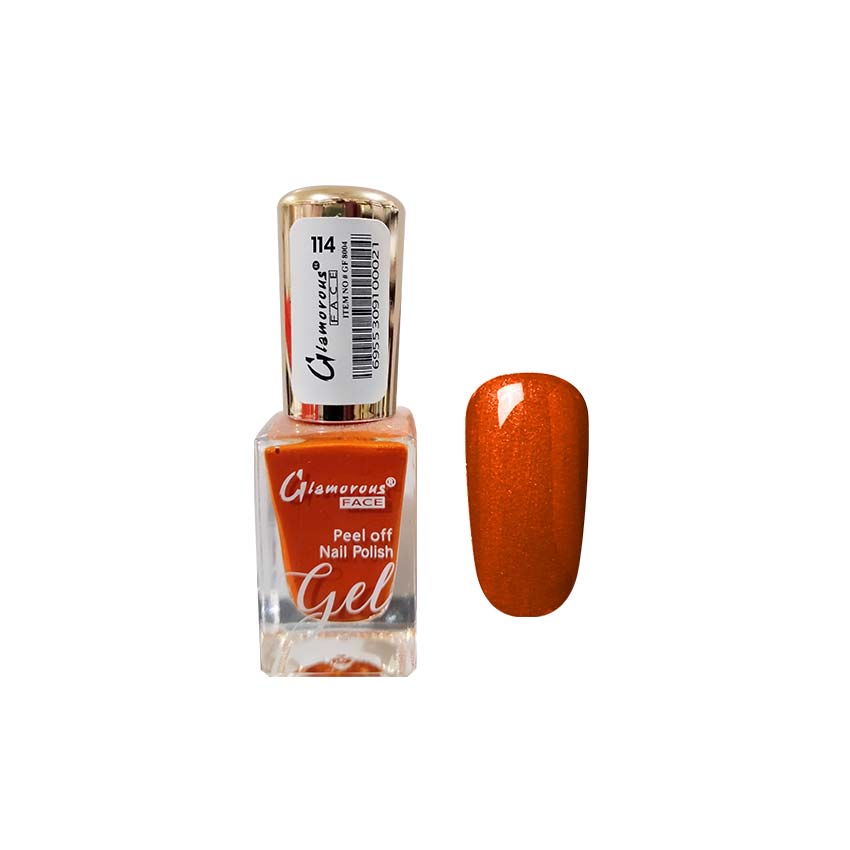 Glamorous Face Gel Peel Off Nail Polish (50 Colours) Glamorous Face