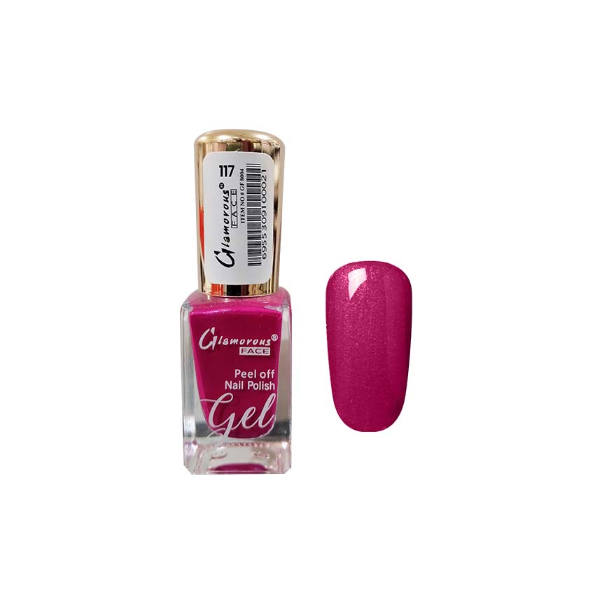 Glamorous Face Gel Peel Off Nail Polish (50 Colours) Glamorous Face
