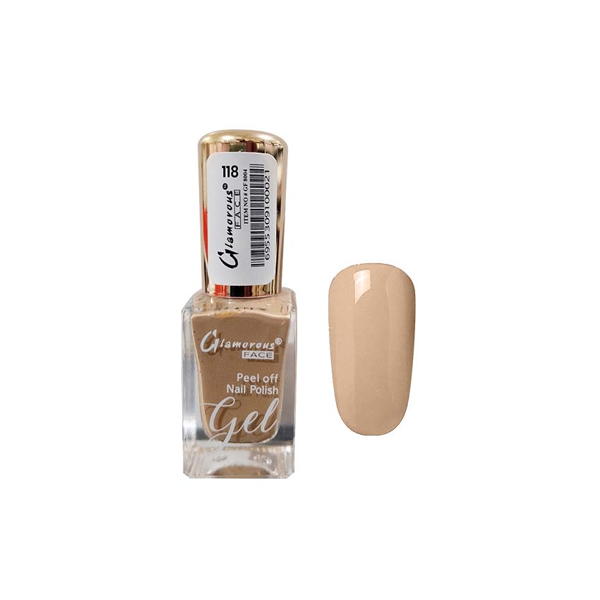 Glamorous Face Gel Peel Off Nail Polish (50 Colours) Glamorous Face