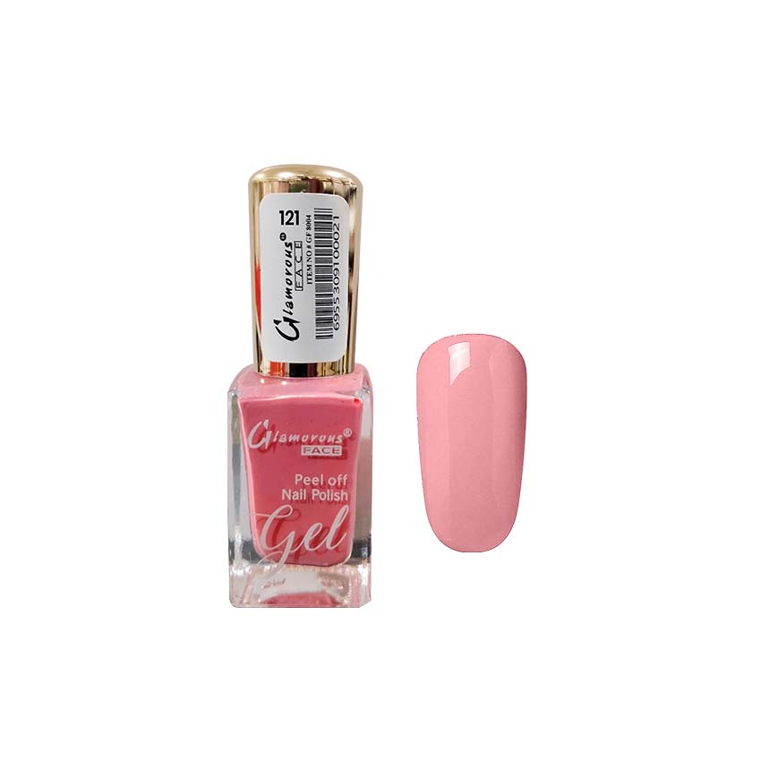 Glamorous Face Gel Peel Off Nail Polish (50 Colours) Glamorous Face