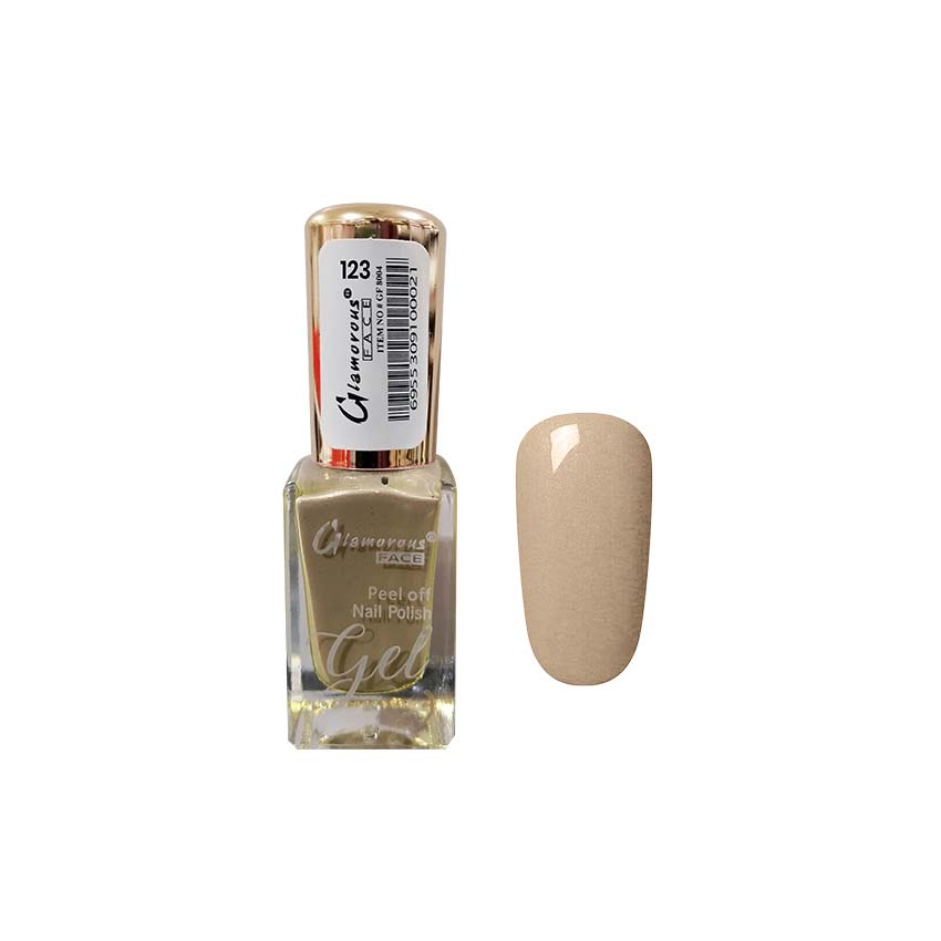 Glamorous Face Gel Peel Off Nail Polish (50 Colours) Glamorous Face