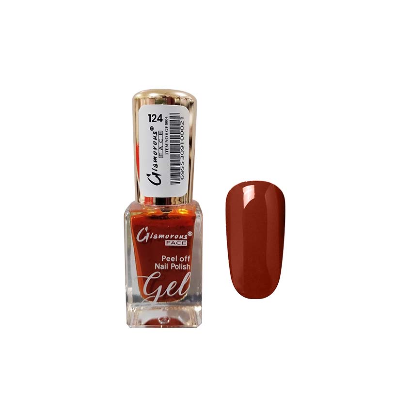 Glamorous Face Gel Peel Off Nail Polish (50 Colours) Glamorous Face