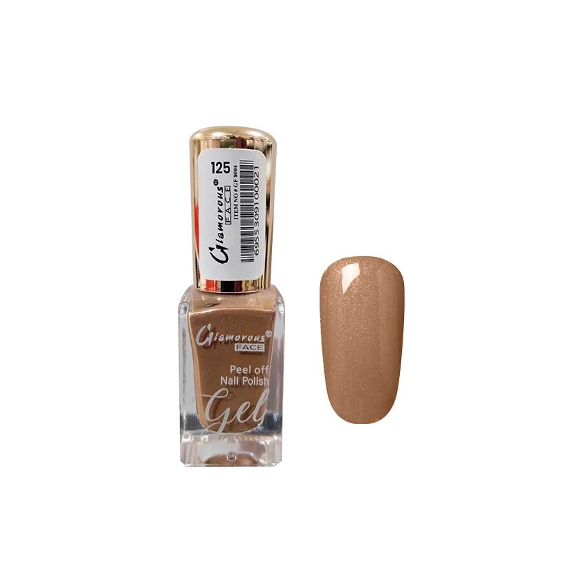 Glamorous Face Gel Peel Off Nail Polish (50 Colours) Glamorous Face