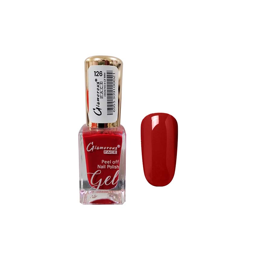 Glamorous Face Gel Peel Off Nail Polish (50 Colours) Glamorous Face