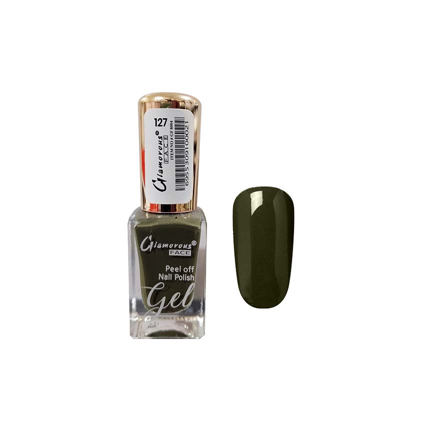 Glamorous Face Gel Peel Off Nail Polish (50 Colours) Glamorous Face