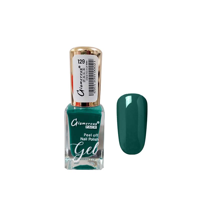 Glamorous Face Gel Peel Off Nail Polish (50 Colours) Glamorous Face