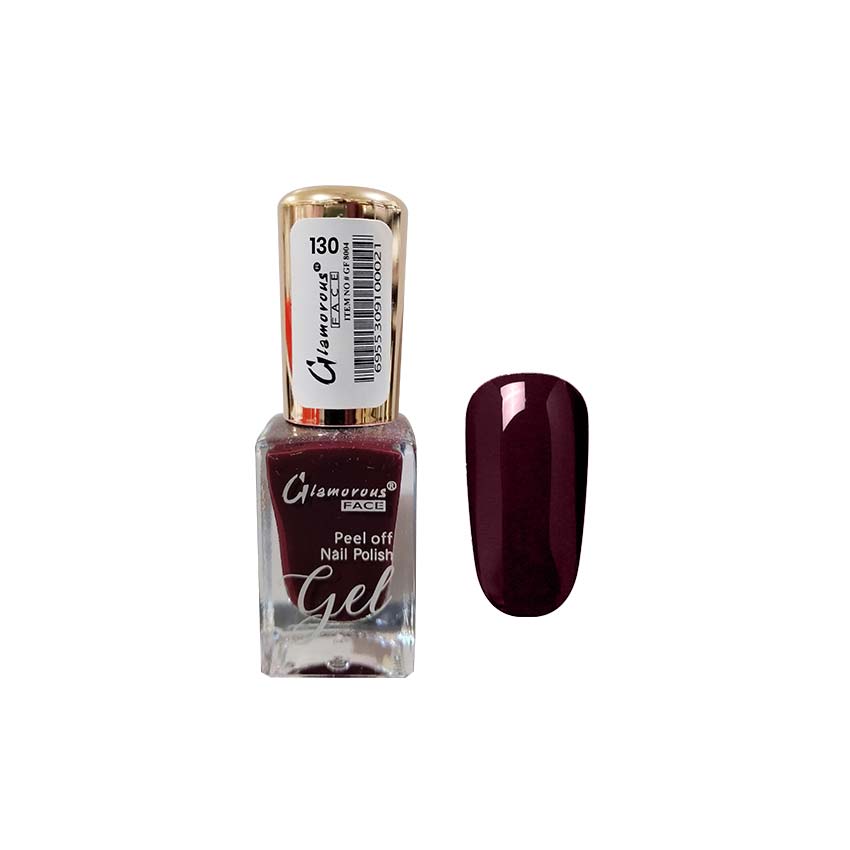 Glamorous Face Gel Peel Off Nail Polish (50 Colours) Glamorous Face