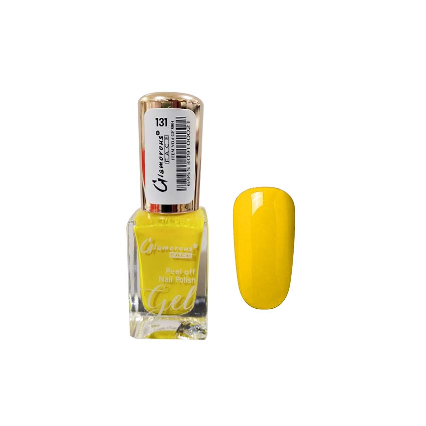 Glamorous Face Gel Peel Off Nail Polish (50 Colours) Glamorous Face
