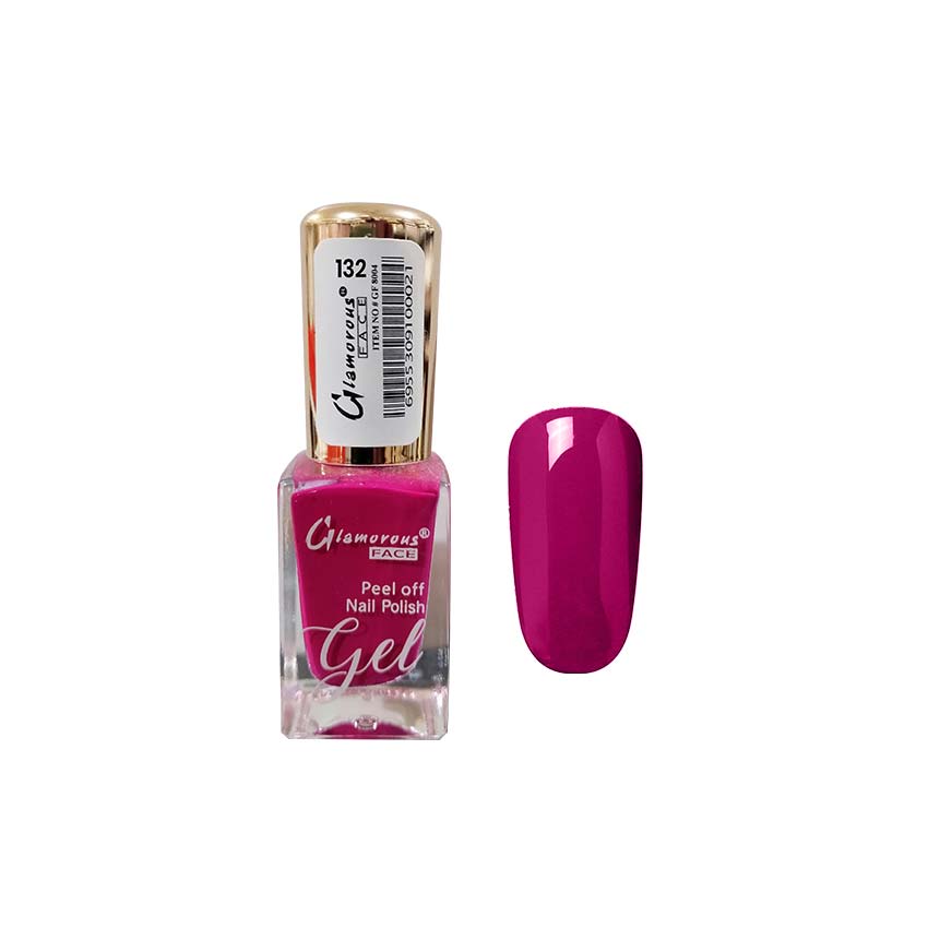 Glamorous Face Gel Peel Off Nail Polish (50 Colours) Glamorous Face