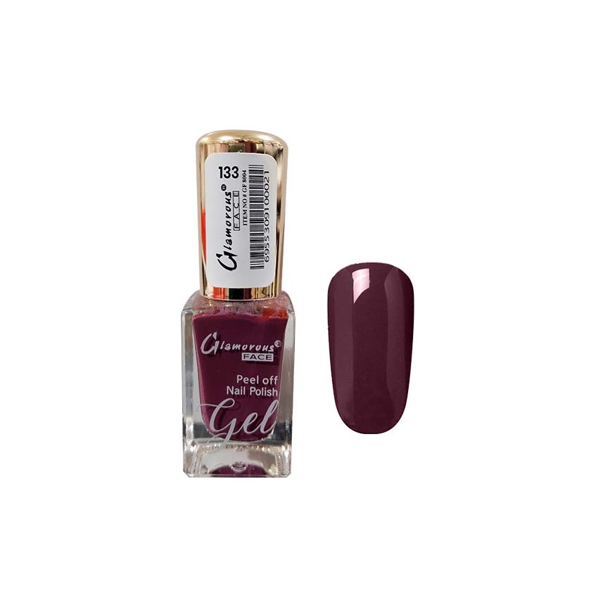 Glamorous Face Gel Peel Off Nail Polish (50 Colours) Glamorous Face