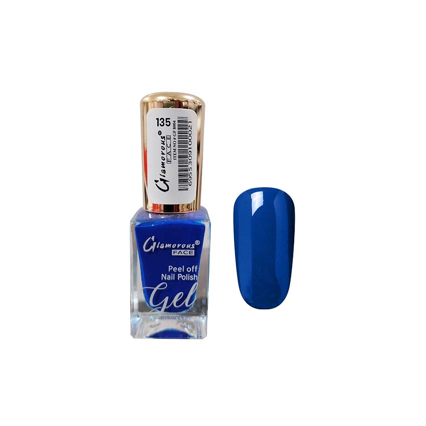 Glamorous Face Gel Peel Off Nail Polish (50 Colours) Glamorous Face