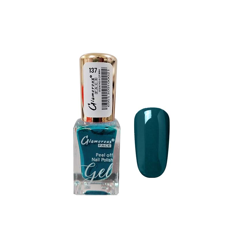 Glamorous Face Gel Peel Off Nail Polish (50 Colours) Glamorous Face