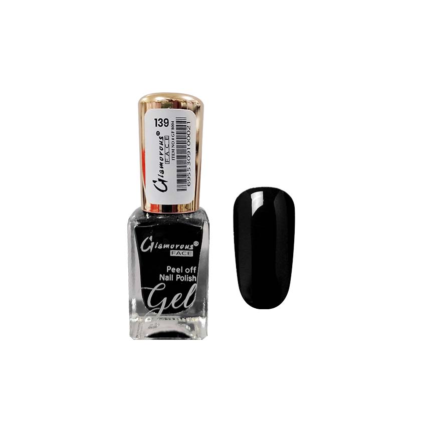 Glamorous Face Gel Peel Off Nail Polish (50 Colours) Glamorous Face