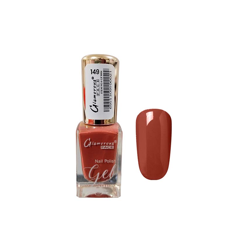 Glamorous Face Gel Peel Off Nail Polish (50 Colours) Glamorous Face