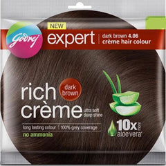 Godrej Expert Rich Creme Hair Color 4.06 Dark Brown Godrej