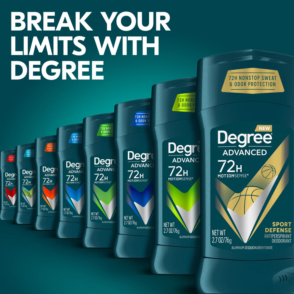 Degree Sport Defense Antiperspirant Deodorant Stick for Men - 76g Degree