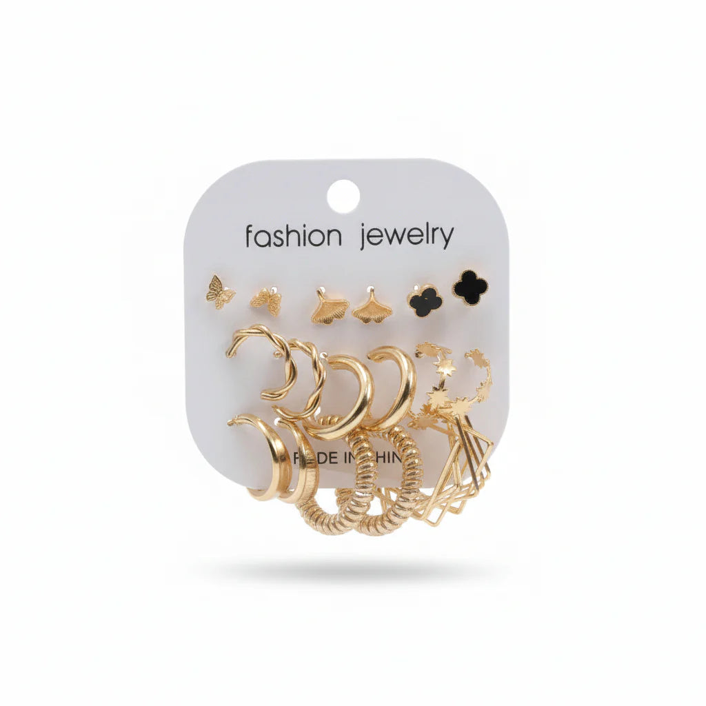 Fashion Jewellery 9 pair combo earings Set Fashion Jewelry