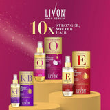 Livon Organic Onion Repairing Serum Oil For Stronger and Thicker Hair - 100ml