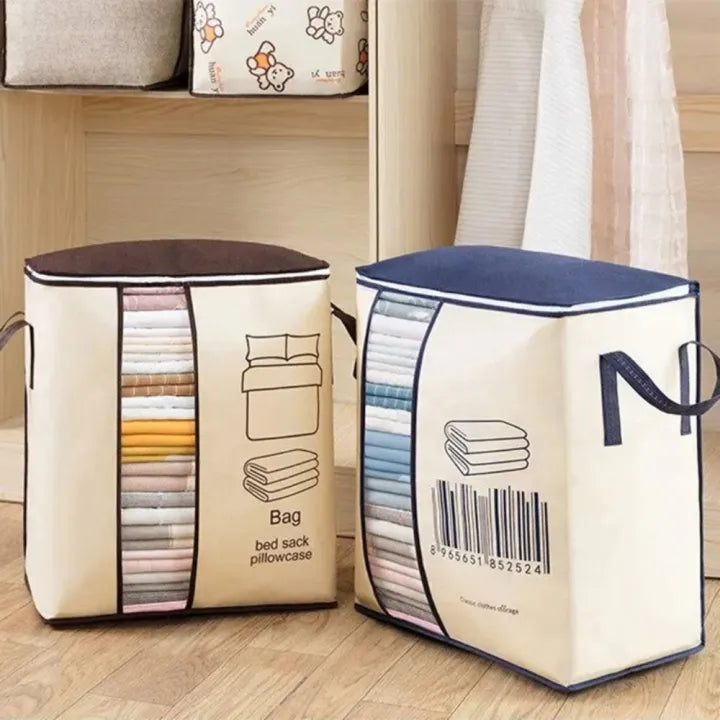Wardrobe Barcode Large Double Zipper Storage Each Box Cosmia.pk