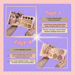 All in One 7 Pages Makeup Book IGOODCO