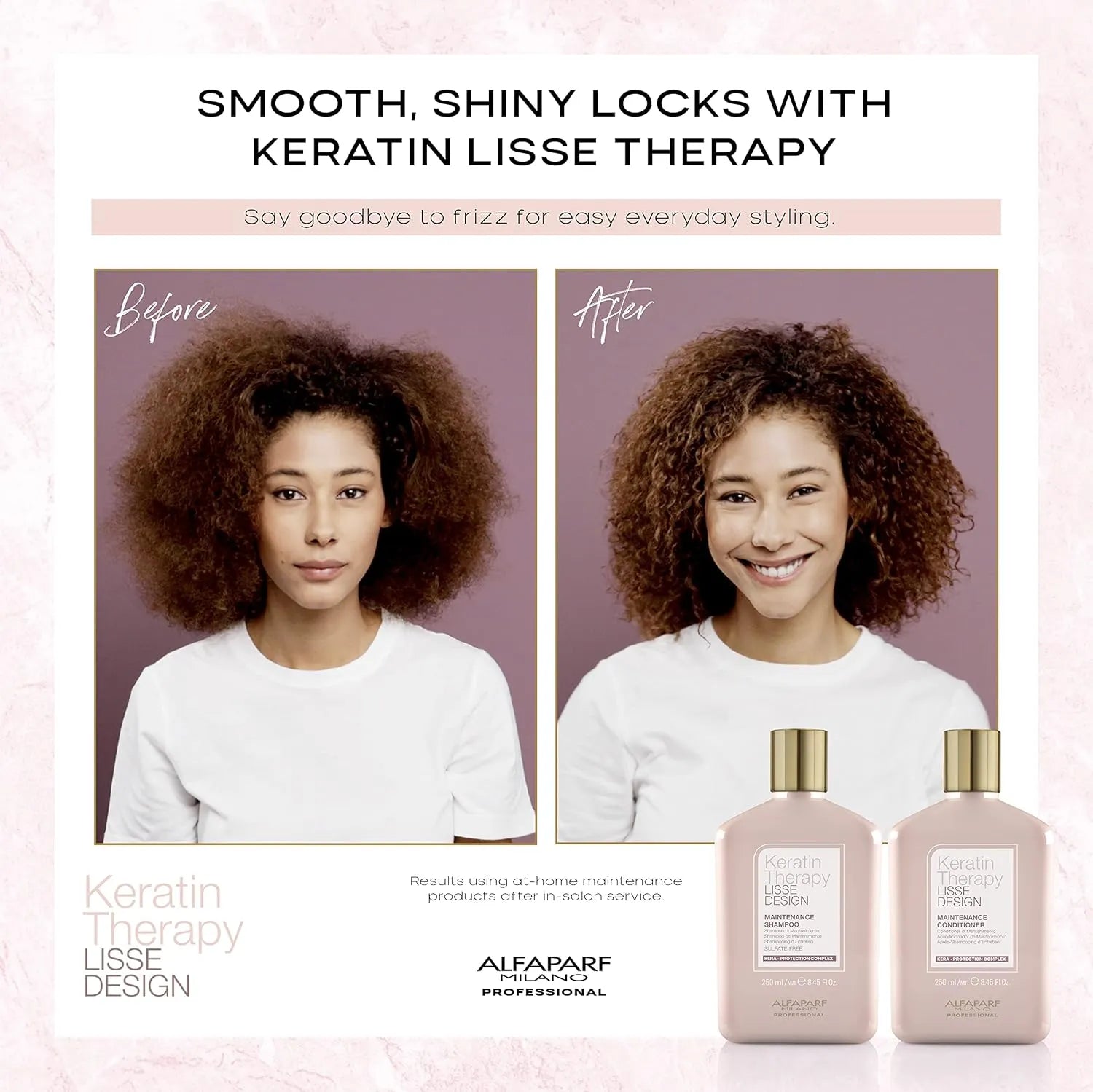 Alfaparf Milano Professional Keratin Therapy Lisse Design Maintenance Alfaparf