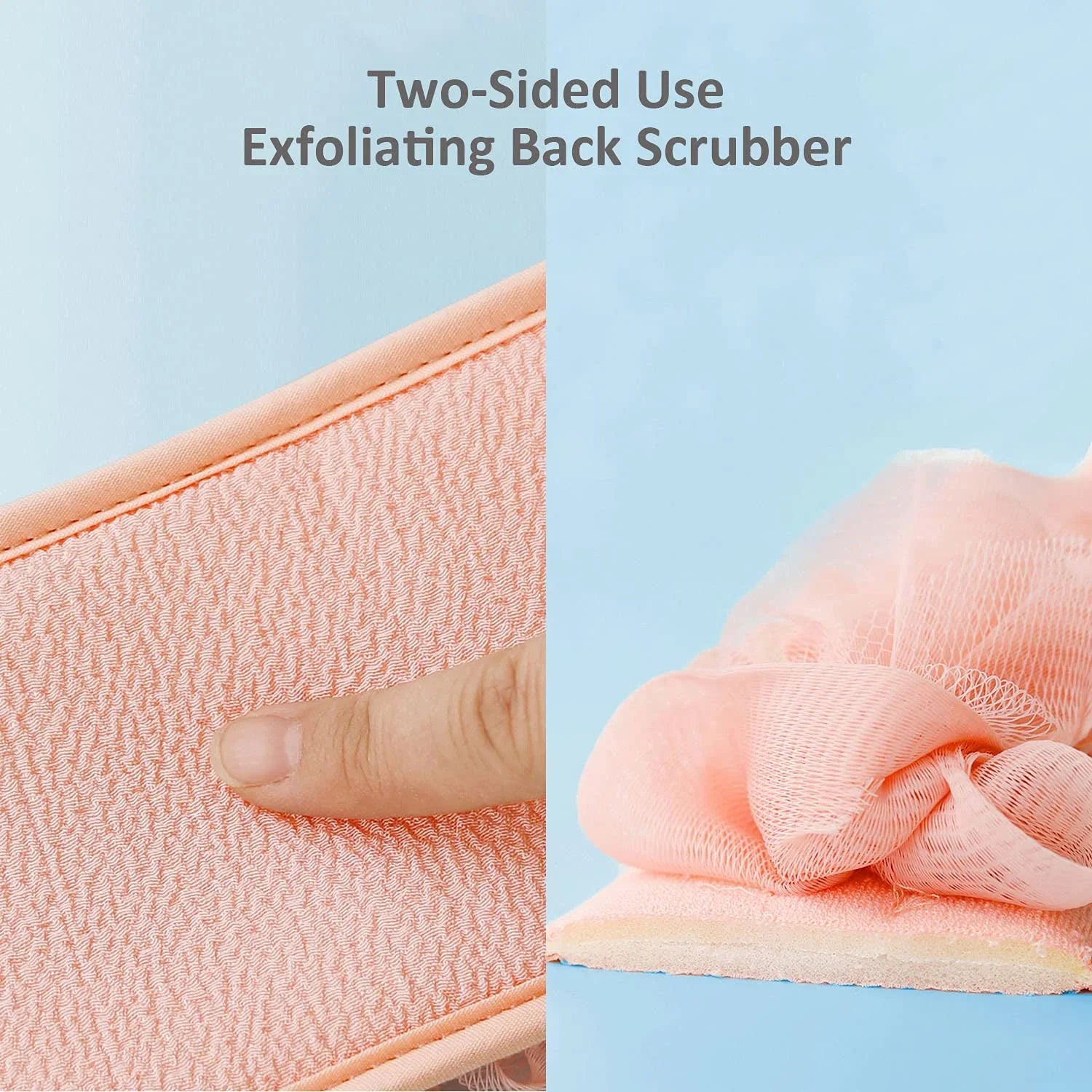 Back Scrubber for Shower, 30 Inches Long Strap Double Sided Cosmia.pk