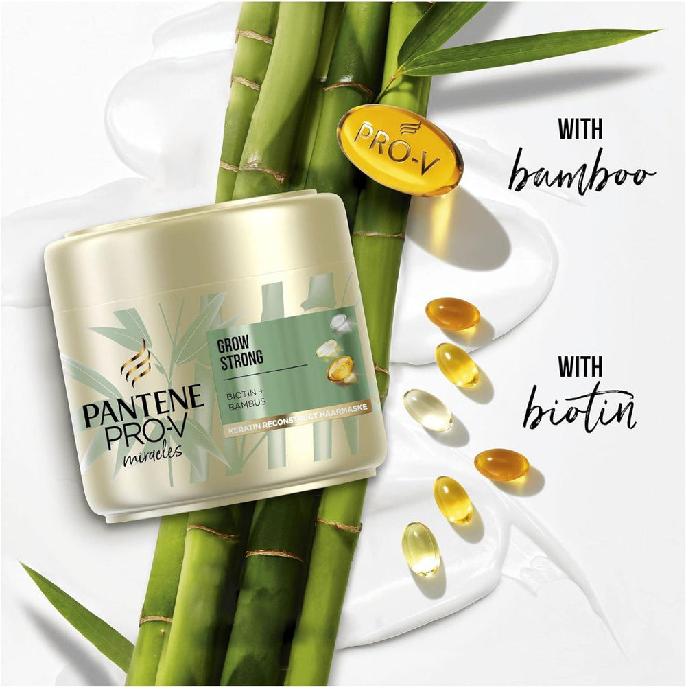 Pantene Strong & Long Biotin + Bamboo Keratin Reconstruct Mask 1 Unit - 300ml Pantene