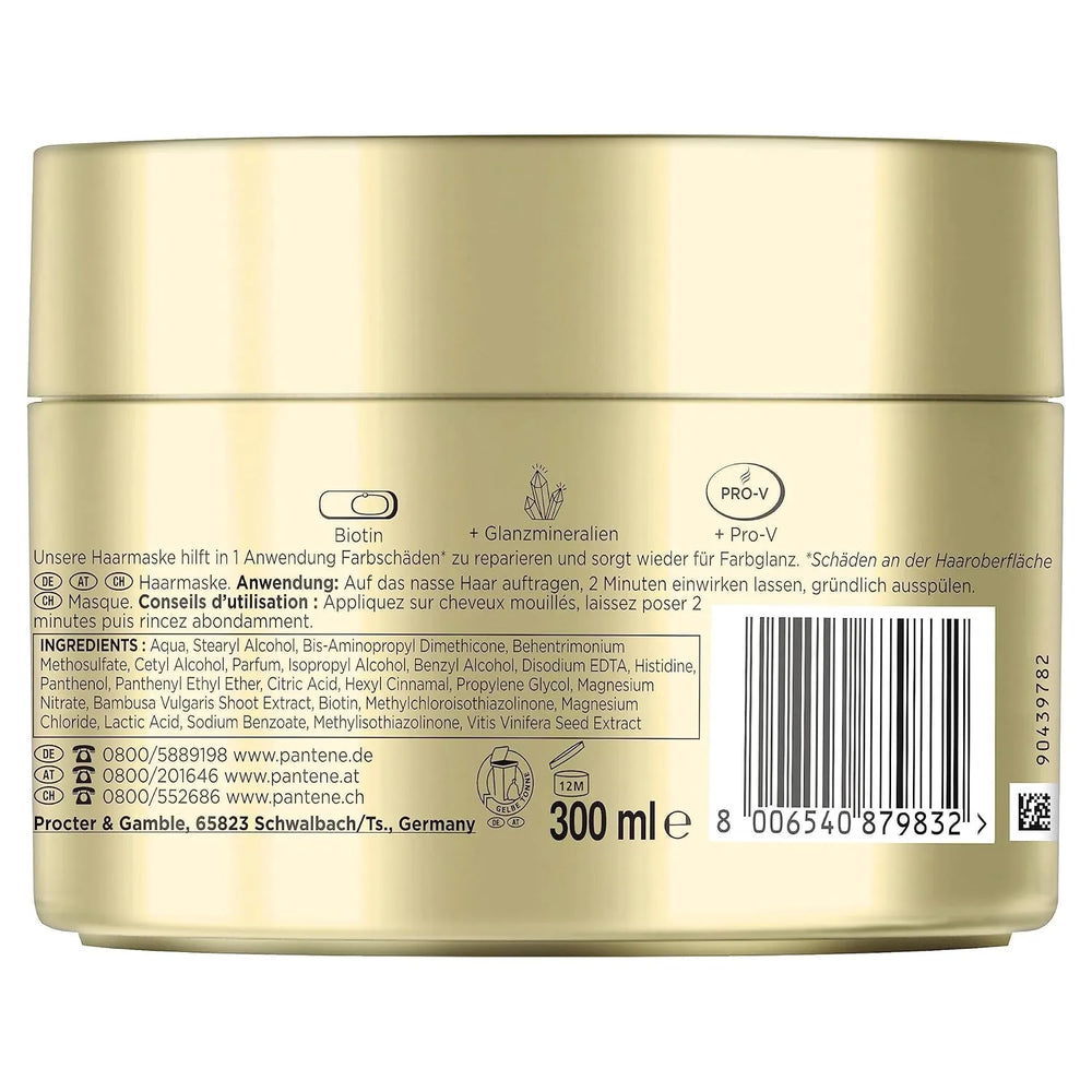 Pantene Pro‑V Miracles Colour Gloss & Deep Repair Hair Mask – 300 ml Pantene