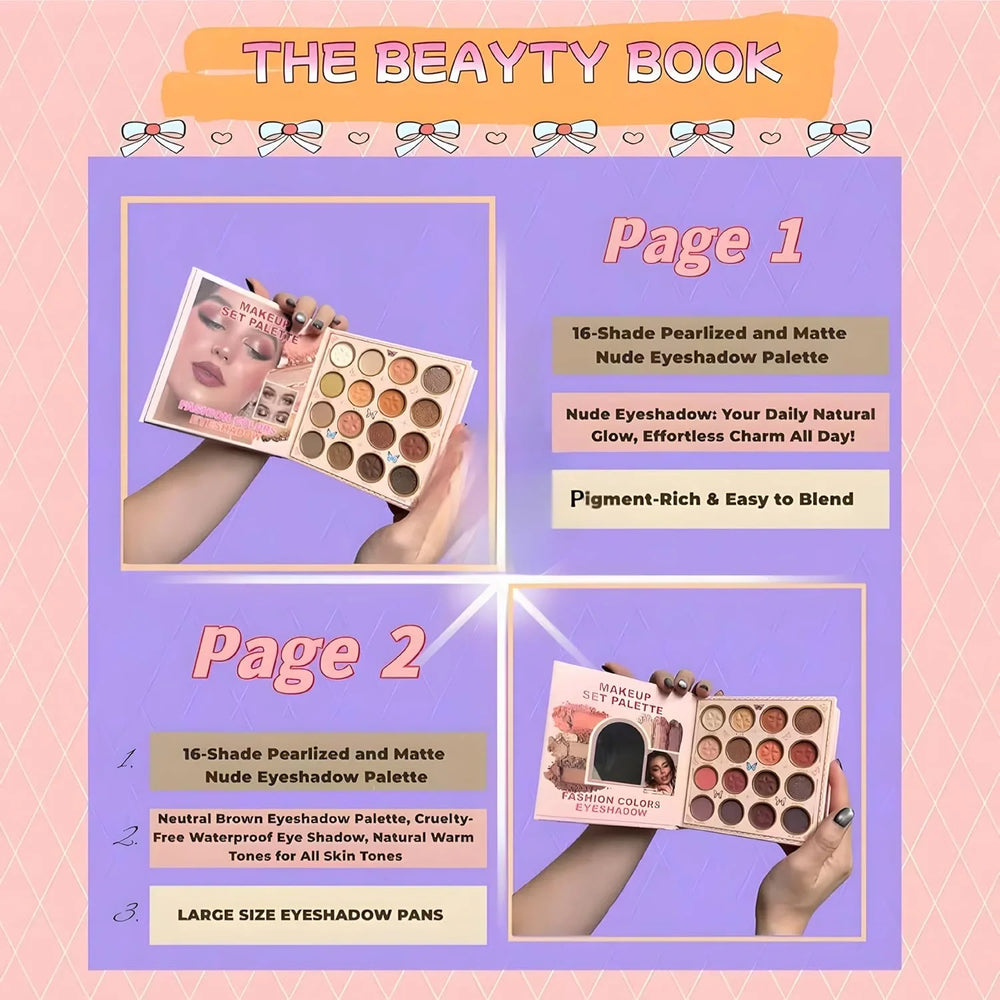 All in One 7 Pages Makeup Book IGOODCO