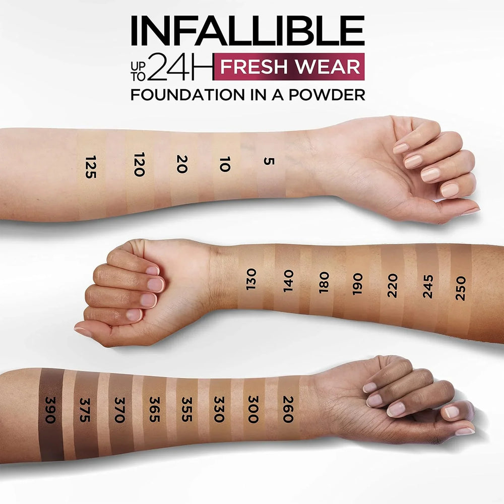 L'Oreal Paris Makeup Infallible Fresh Wear Foundation in a Powder Loreal Paris