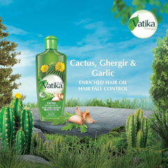 Vatika Natural Cactus Enrich Hair Oil Hair Fall Control 300ml Vatika