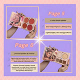 All in One 7 Pages Makeup Book