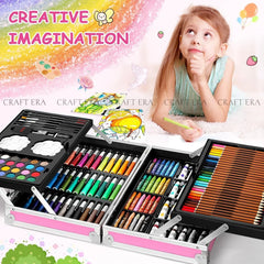 Art Set Premium Briefcase 4-Sides - 145 Pcs Cosmia.pk