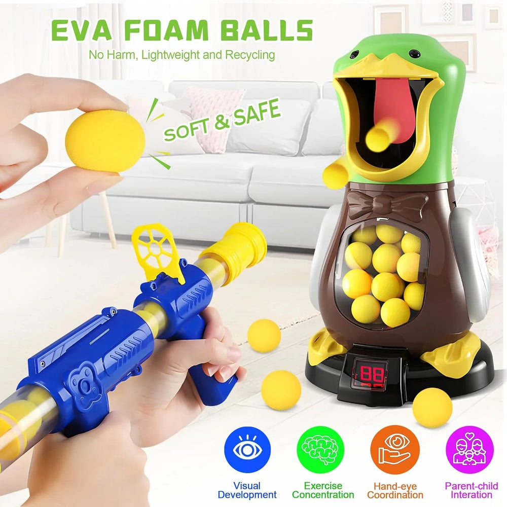 Duck Foam Soft-bullets Air Gun Shooting Game Toy Cosmia.pk