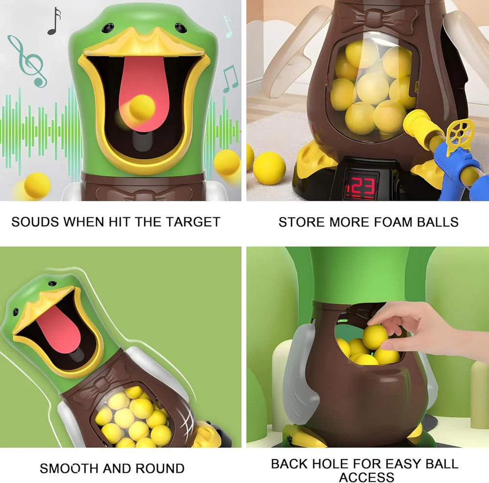 Duck Foam Soft-bullets Air Gun Shooting Game Toy Cosmia.pk