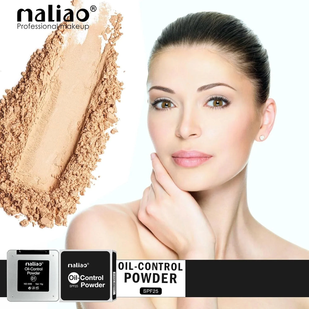Maliao Cool & Refreshing Oil Control Powder Compact with SPF 25 Maliao