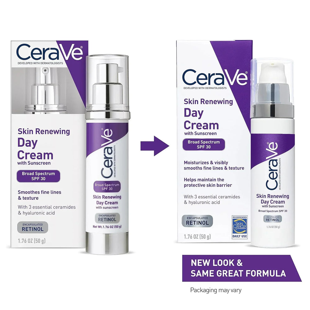 Original CeraVe Skin Renewing Day Cream SPF 30 50g CeraVe