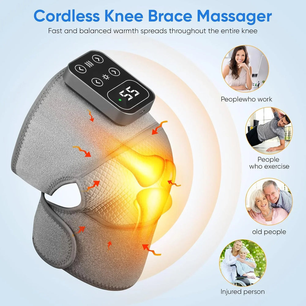 Heated Knee & Leg Vibration Massager Cosmia.pk